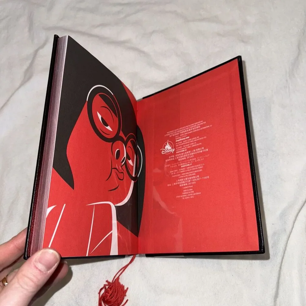 EDNA MODE DISNEY PIXAR INCREDIBLES BLACK JOURNAL NOTEBOOK NEW